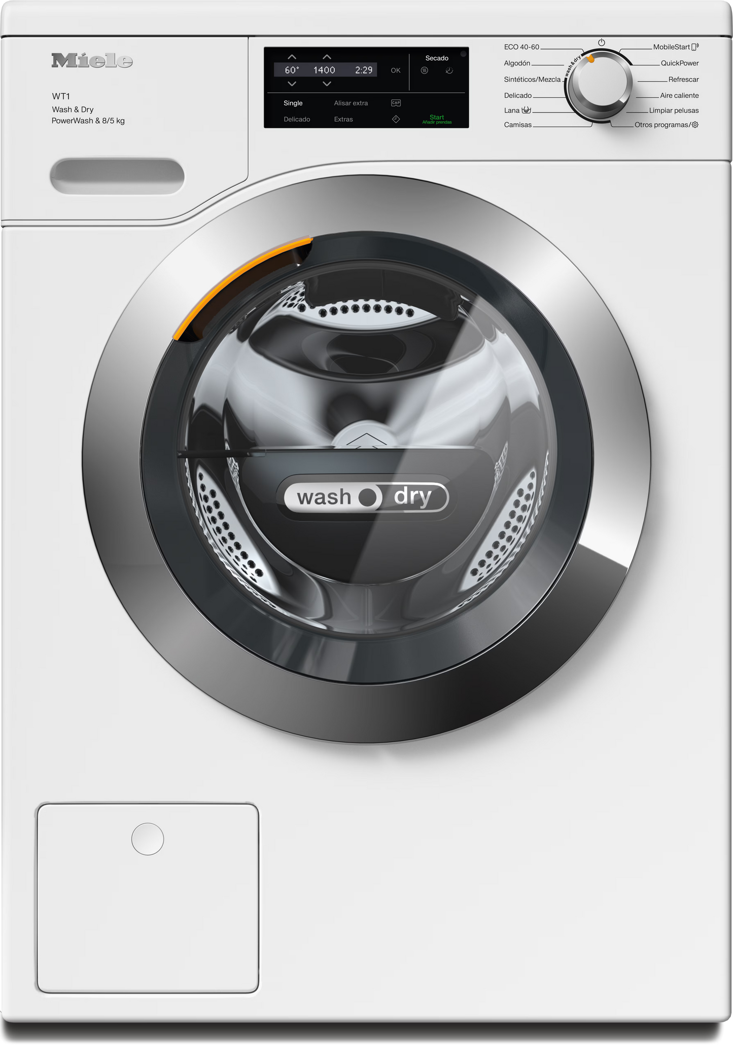 WTI360 WPM PWash 8/5kg Blanco loto